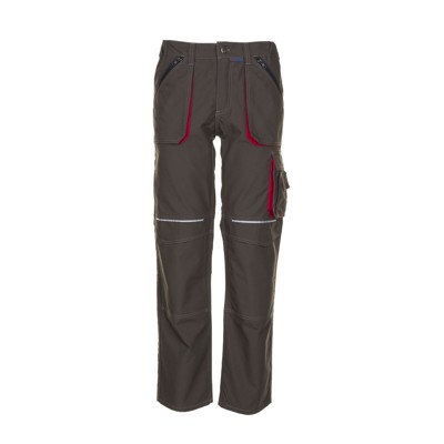 Planam - Bundhose 2823 oliv/rot, Größe 29