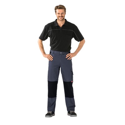 Planam - Bundhose 2123 grau/schwarz, Größe 48