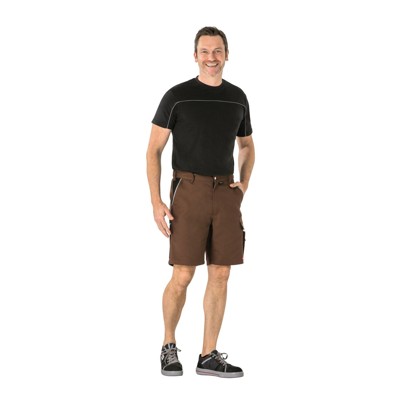 Planam - Shorts 2176 braun/schwarz, Größe M
