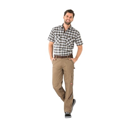 Planam - Bundhose 2324 khaki/braun/zink, Größe 46