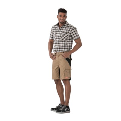 Planam - Shorts 2544 sand/schwarz, Größe XL