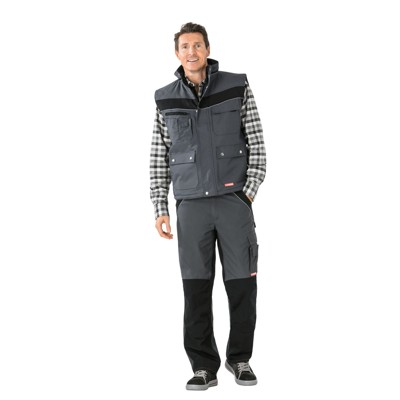 Planam - Winterweste 2586 schiefer/schwarz, Größe L