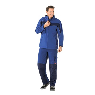 Planam - Wetter- und Kälteschutz-Fleecejacke Plaline 2701 kornblau/marine, Größe 3XL