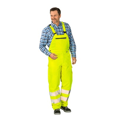 Planam - Latzhose 2060 warngelb, Größe XL