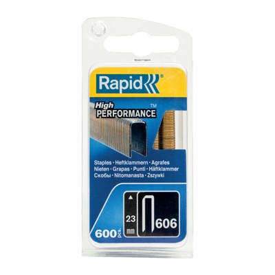 Rapid® - Klammern 606/23mm Stahl (verzinkt, geharzt) 600er Pack, 40109530