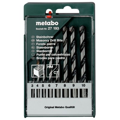 metabo® - Steinbohrer-Kassette, 8-teilig (627193000)