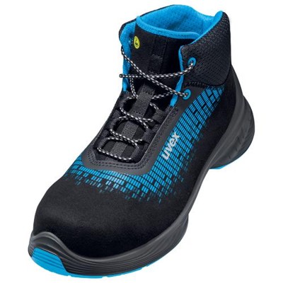 uvex - 1 G2 Stiefel S2 68330 schwarz/blau, Weite 14, Größe 38