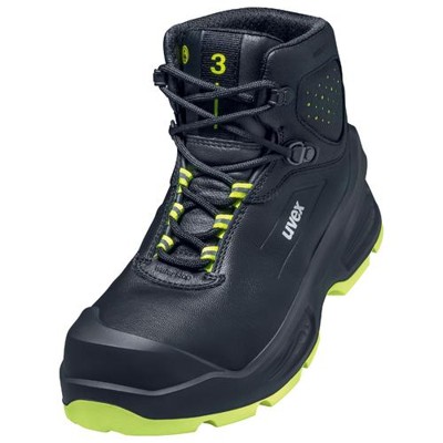 uvex - 3 Stiefel S3 68722 schwarz/gelb, Weite 11, Größe 38