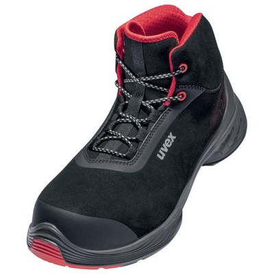 uvex - 1 G2 Stiefel S3 68392 schwarz/rot, Weite 11, Größe 39