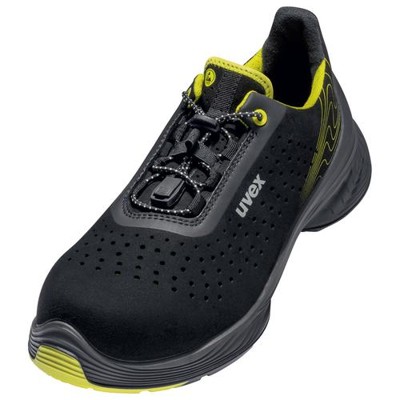 uvex - 1 G2 Halbschuhe S1 68438 schwarz/gelb, Weite 11, Größe 47