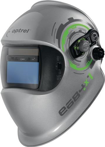 OPTREL Schweißerschutzhelm Optrel e684 silber 90x110mm DIN 5-13 Krt.OPTREL