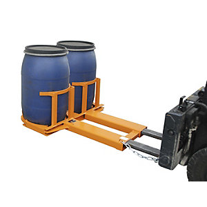 Fassheber, für 2 x 120-l-Kunststofffässer, orange.