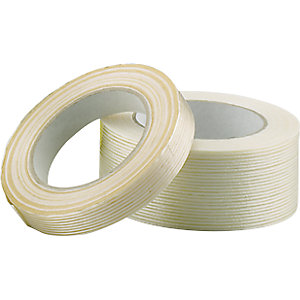 Filamentband, für Handabroller, VE 12 Rollen, transparent, Bandbreite 75 mm.