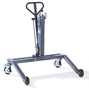 Fassheber, palettenüberfahrbar, Tragfähigkeit 250 kg.