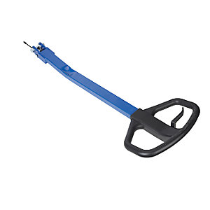 Deichsel, für Palettenheber, schwarz / blau.