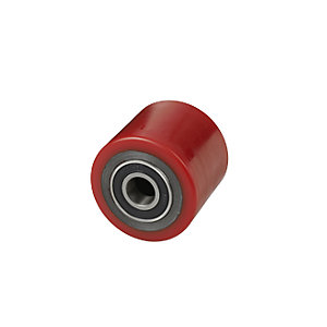 Gabelrolle, für Palettenheber, rot.