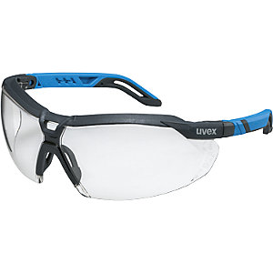 Bügelschutzbrille i-Serie, i-5 Scheiben klar, anthrazit/blau.