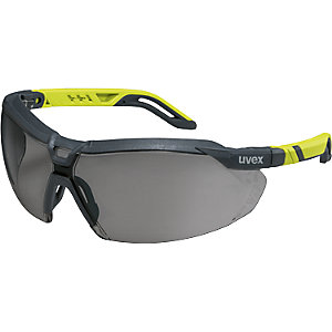 Bügelschutzbrille i-Serie, i-5 Scheiben getönt, anthrazit/lime.